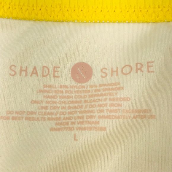 Shade And Shore Womens Sz Large 12-14 Low Coverage Cheeky Bikini Swim Bottom New - Picture 5 of 8